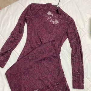 Beautiful burgundy long dress